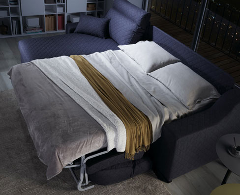 Cómo elegir sofá cama. Sofá Friend de Kibuc con sistema de apertura italiano