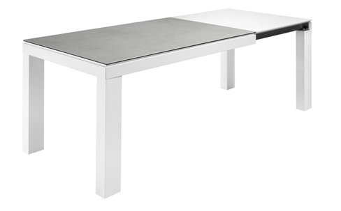 Una mesa extensible que resiste al calor y no se raya. Syros de Kibuc