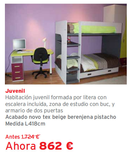 Liquidación de exposiciones de muebles Kibuc. Tienda Kibuc Genji, Lugones, Asturias