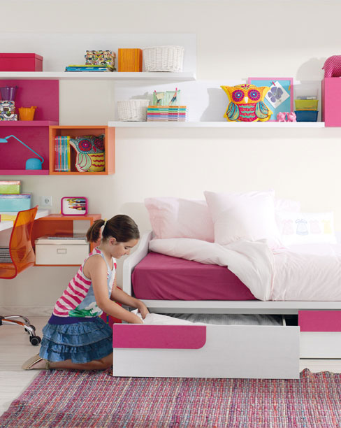 Trucos para diseñar una habitación infantil. Dormitorio infantil Ringo colorista