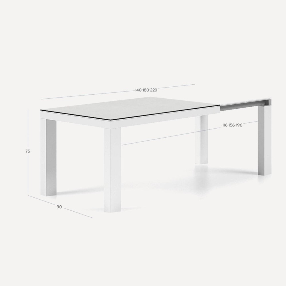 Mesa Syros 140cm extensible