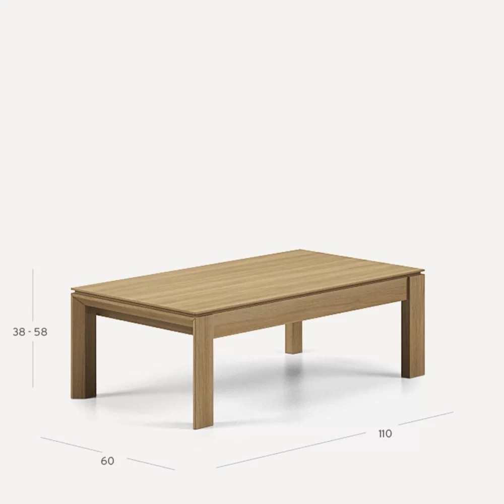 Mesa centro Bea 110cm elev.