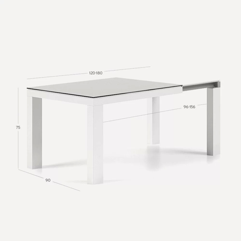 Mesa Syros 120cm extensible