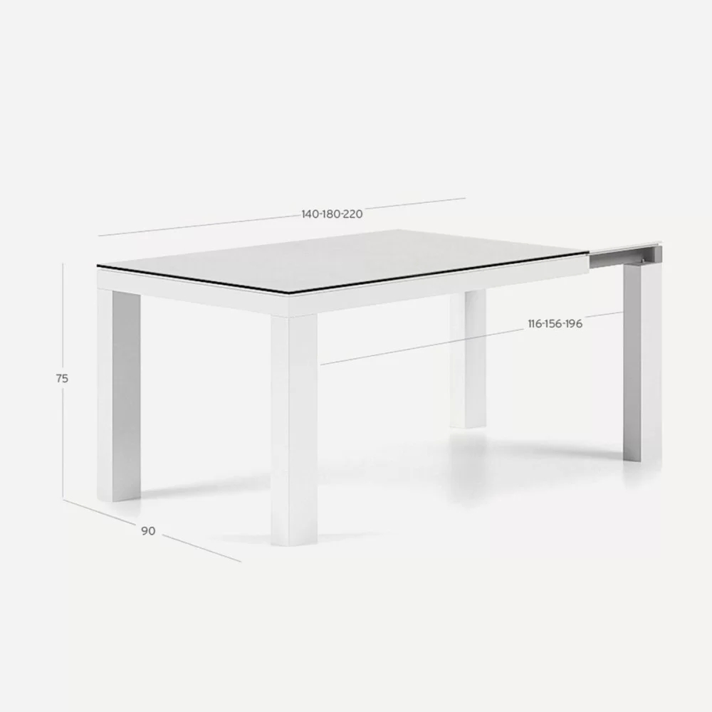 Mesa Syros 140cm extensible