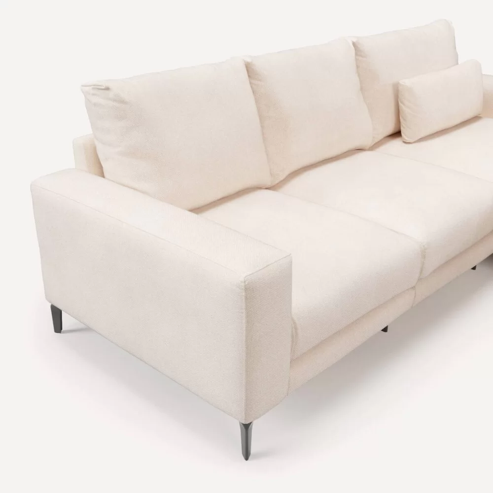 SOFA VELVET FIJO CHAISELONGUE DERECHO L272xP105/175xH97 cm. WEB