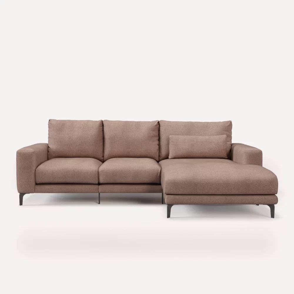 SOFA VELVET FIJO CHAISELONGUE DERECHO L272xP105/175xH97 cm. WEB