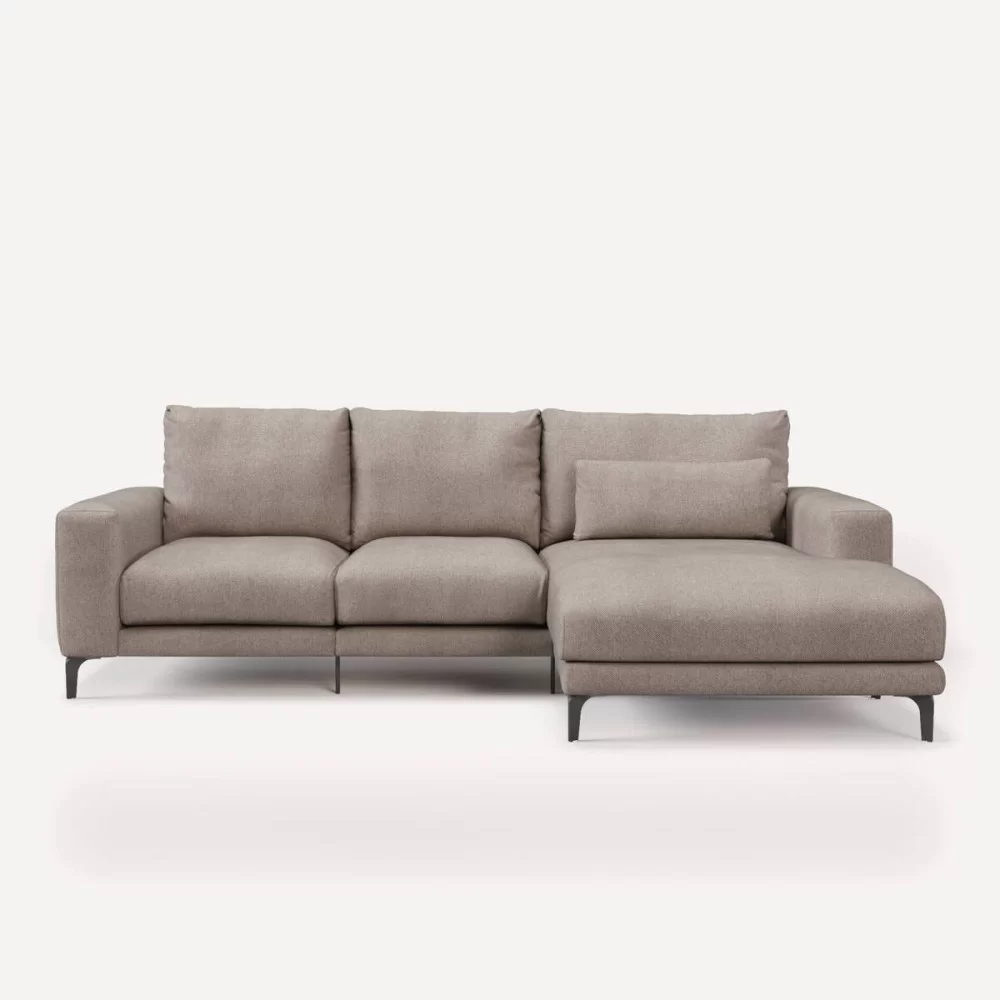 SOFA VELVET FIJO CHAISELONGUE DERECHO L272xP105/175xH97 cm. WEB