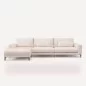 SOFA VELVET  FIJO CHAISELONGUE IZQUIERDO L352xP105/175xH97 cm. WEB