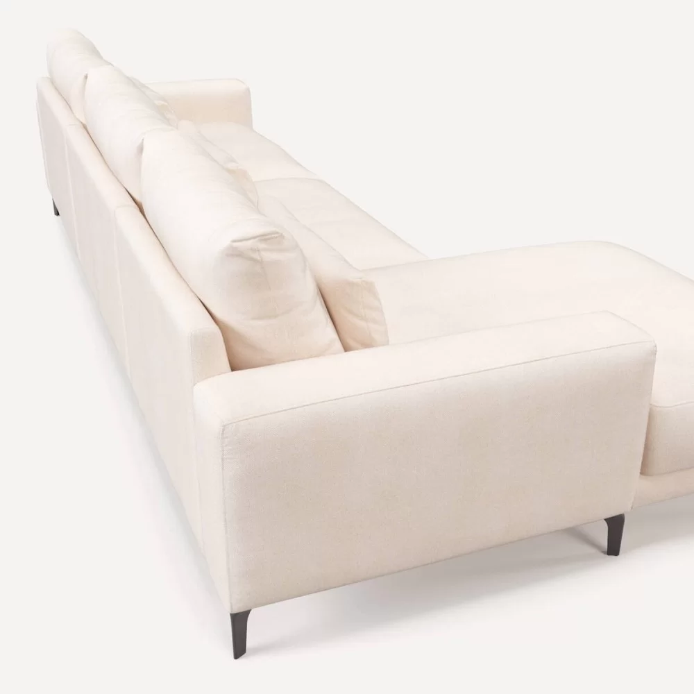 SOFA VELVET  FIJO CHAISELONGUE IZQUIERDO L352xP105/175xH97 cm. WEB