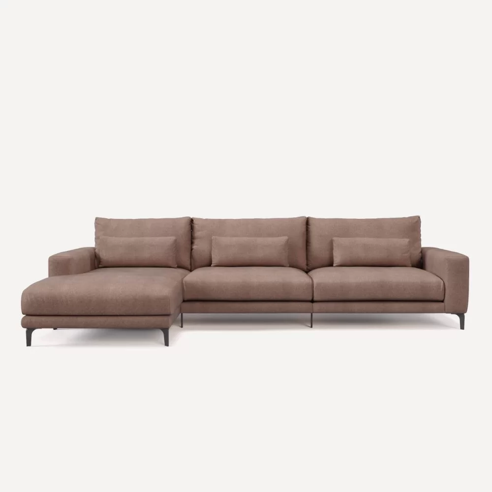 SOFA VELVET  FIJO CHAISELONGUE IZQUIERDO L352xP105/175xH97 cm. WEB