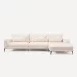 SOFA VELVET FIJO CHAISELONGUE DERECHO L352xP105/175xH97 cm. WEB