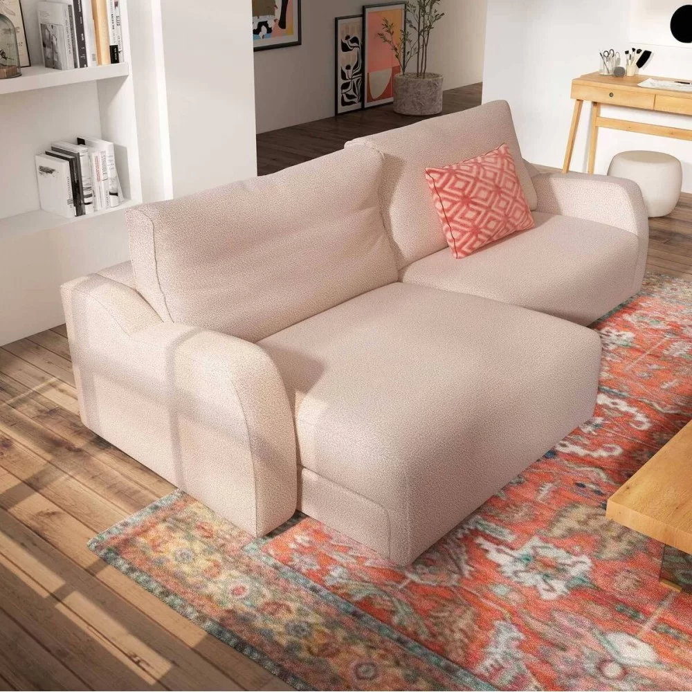 SOFA SOGNO DESLIZANTE 3 PLACES  L275xP105/152xH95 cm WEB