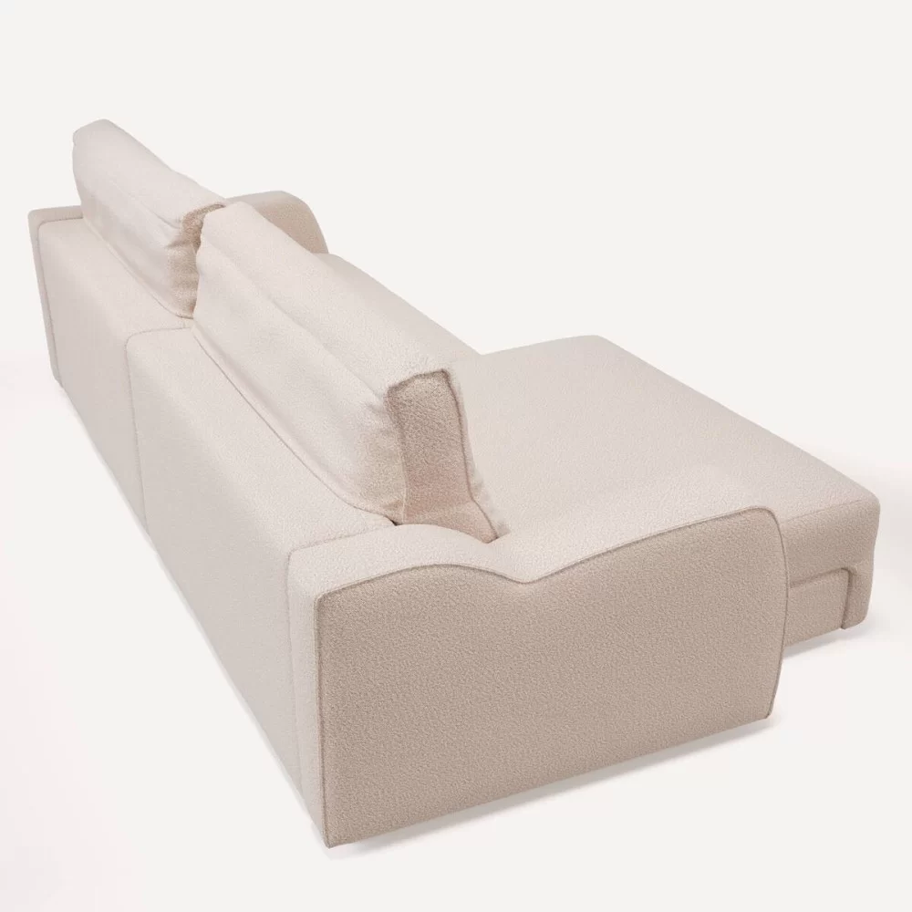 SOFA SOGNO DESLIZANTE 3 PLACES  L275xP105/152xH95 cm WEB