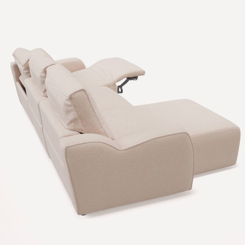 SOFÁ SOGNO  CHAISELONGUE IZQ 1RELAX 1 FIJO