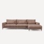 Sofà Velvet chaiselongue Dre. L352 cm.