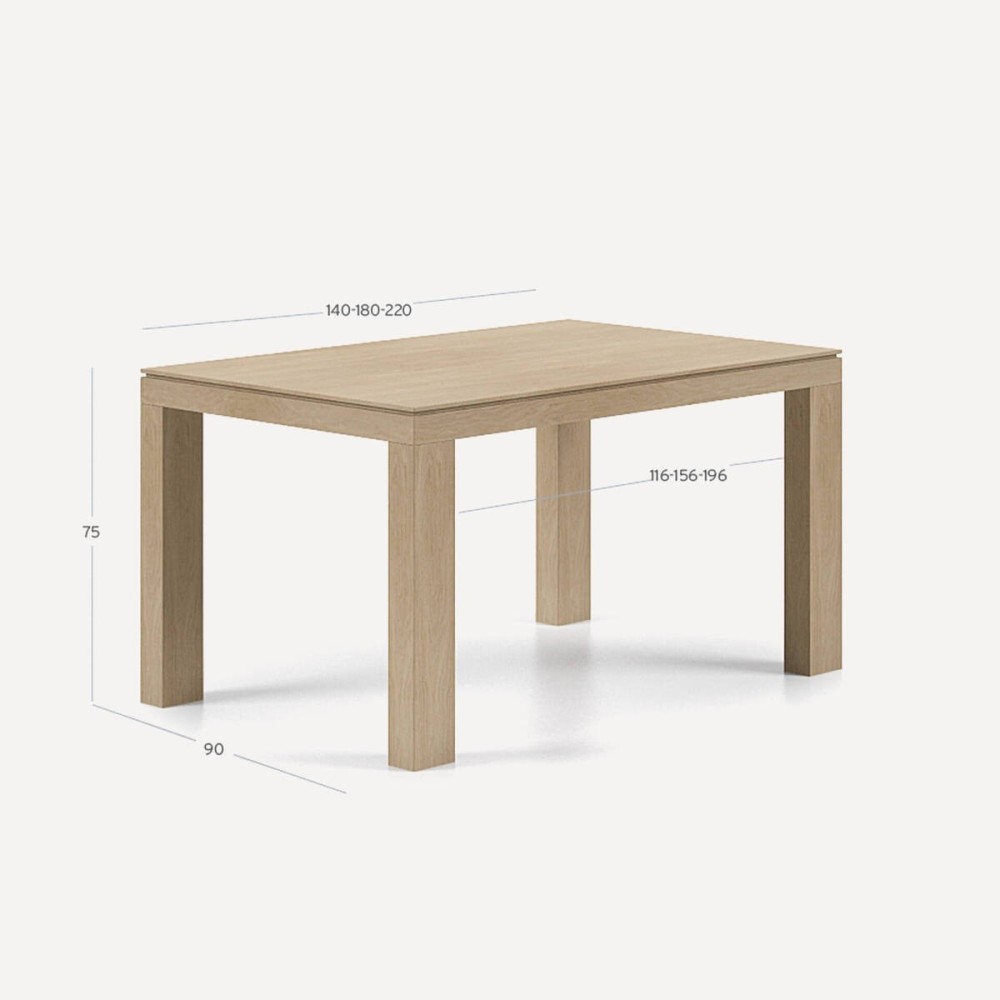 Mesa comedor Syros 140cm extensible