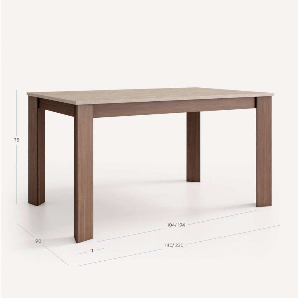 Mesa Pop Athos Plus 120 cm extensible