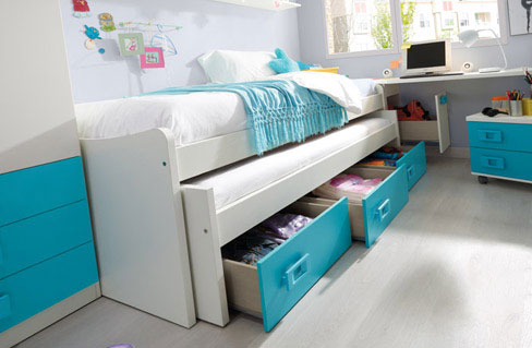 Trucos para decorar habitaciones infantiles. Dormitorio Niu de Kibuc.