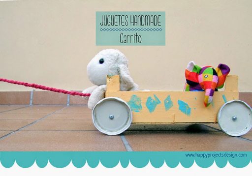 Juguete reciclado. Diy. Manualidades con niños