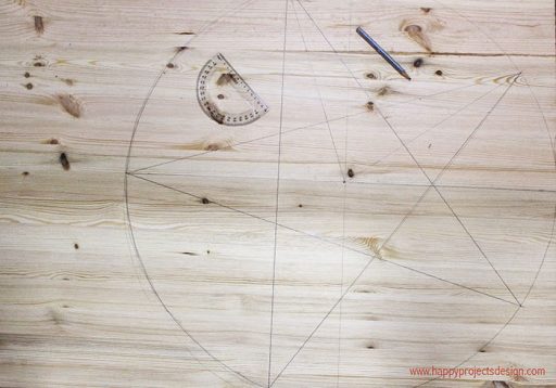 Diy estrella de madera para iluminar la habitación de los niños