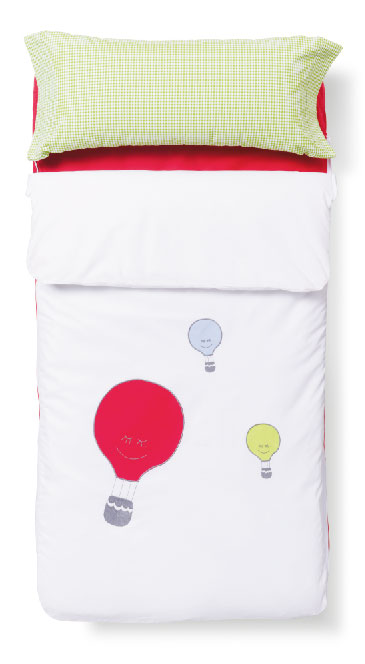 Textil para bebés de la colección Kids. Funda nórdica Globos