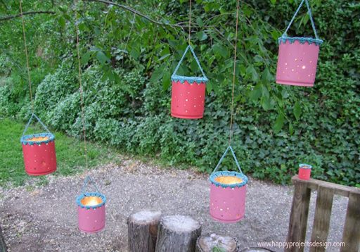 Diy farolillos. Cenas de una noche de verano.