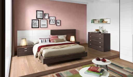 Novedades en dormitorios. Dormitorio de la colección Nuit con cómoda