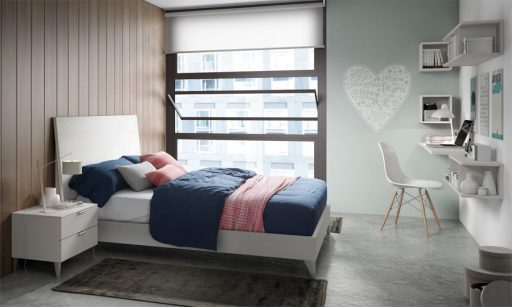 Nos vamos a vivir juntos. Consejos para decorar vuestro primer hogar. Dormitorio de la colección Nuit de Kibuc.