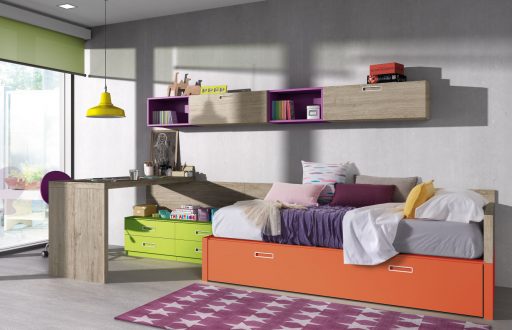 Cómo elegir colores para un dormitorio juvenil. Diseño colorista de la colección Chroma