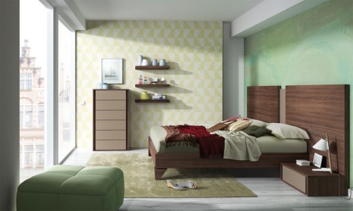 Colores tendencia 2016. Dormitorio de la colección Doria