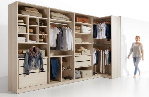 Ideas para organizar el vestidor