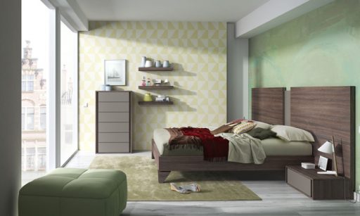 dormitorio-decoración-verde