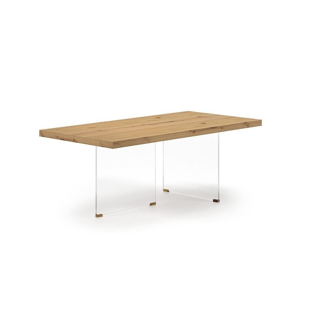 Mesa de comedor patas cristal Aiko